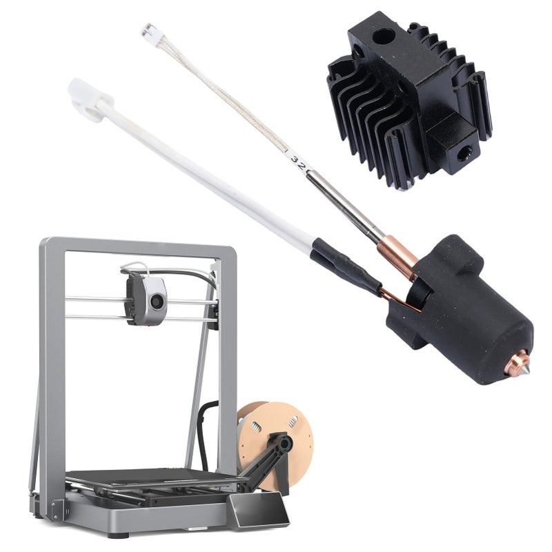 Hotend Replacement for Ender 3 V3 Plus 3D Printer 0.4mm Quick Swap Nozzle 60W Ceramic Heater Hot End Kit with Heatsink - Image 4