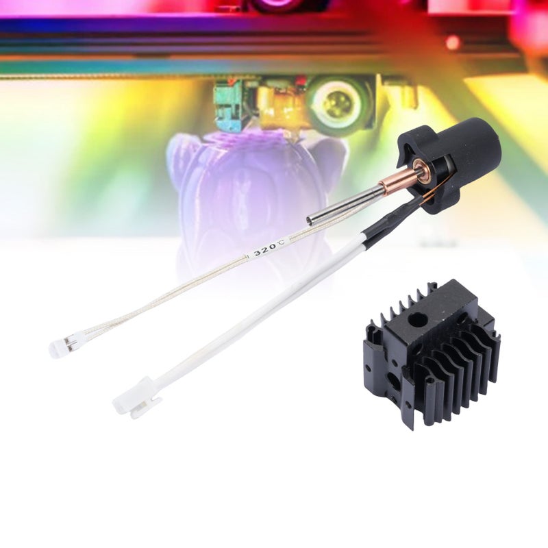 Hotend Replacement for Ender 3 V3 Plus 3D Printer 0.4mm Quick Swap Nozzle 60W Ceramic Heater Hot End Kit with Heatsink - Image 3