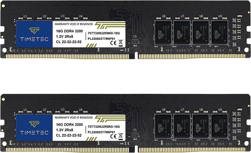 Timetec 32GB KIT2x16GB DDR4 3200MHz for Dell XPS 8940 TowerLenovo IdeaCentre 3 Dell Inspiron 12th Gen Intel Core i512400 HP Pavilion Desktop 12th Gen Intel Core i512400F - Image 2