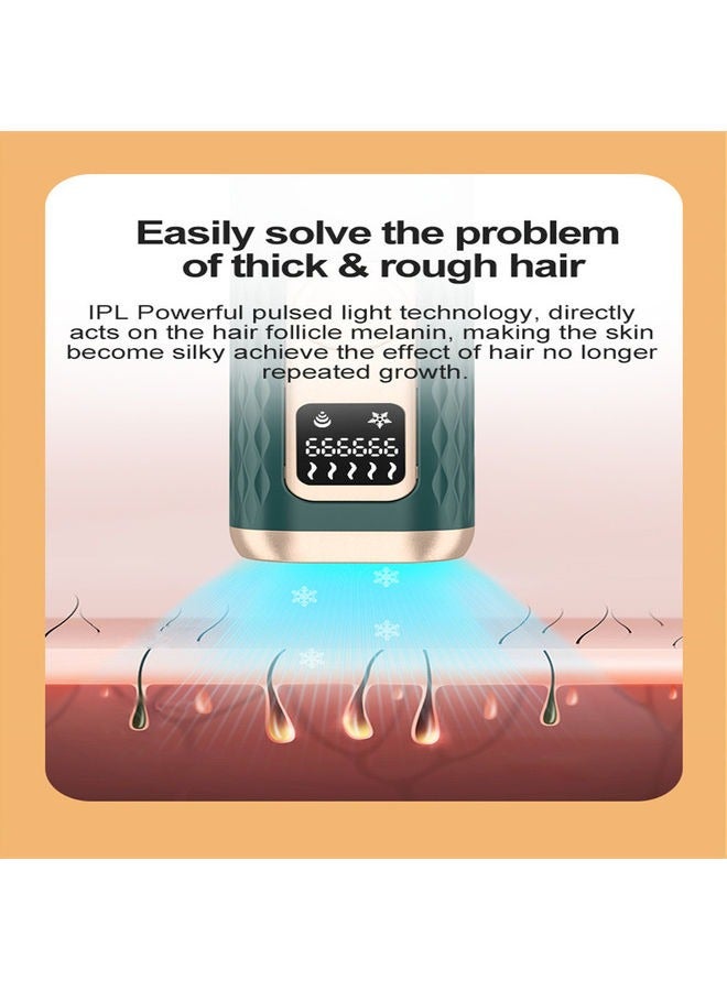 Loquat IPL Hair Removal for Women u0026 Men, Air+ with Sapphire, FDA Cleared, Permanent Pain Free, Salon Like at Home, Body and Face, Corded - Image 5