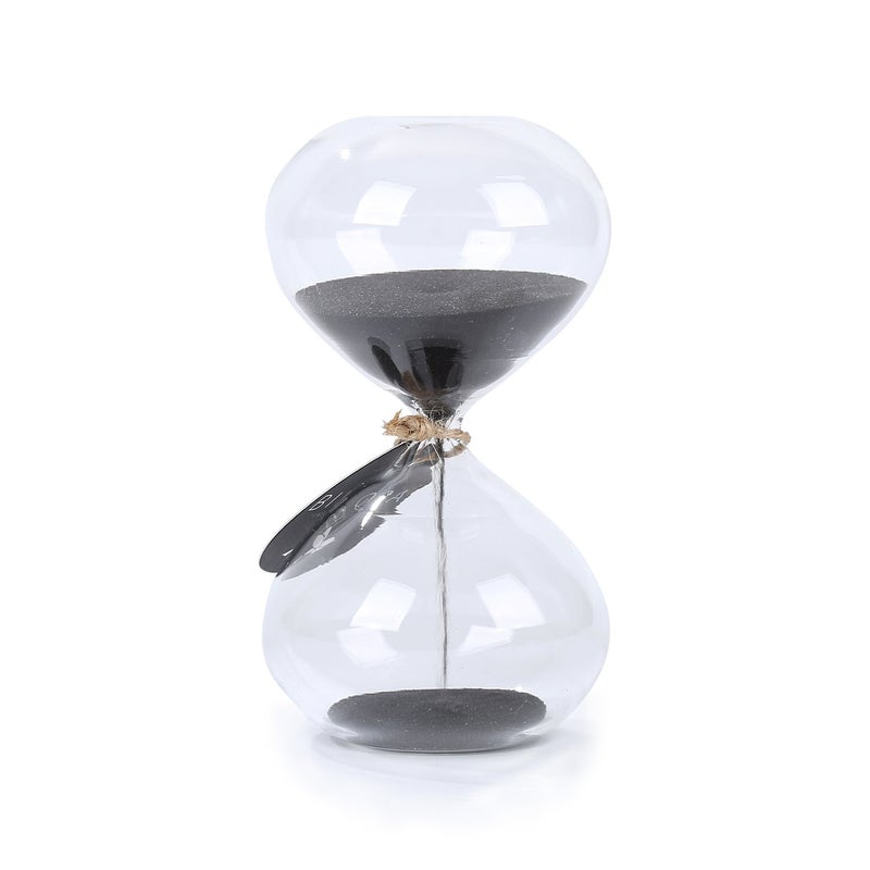 SWISSELITE Puff Sand Timer, Hourglass Sand Timers, Inspired Glass for Home, Desk, Office Decor - Image 1