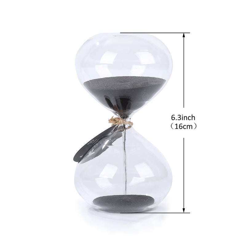 SWISSELITE Puff Sand Timer, Hourglass Sand Timers, Inspired Glass for Home, Desk, Office Decor - Image 3