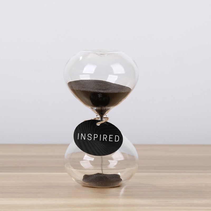 SWISSELITE Puff Sand Timer, Hourglass Sand Timers, Inspired Glass for Home, Desk, Office Decor - Image 4
