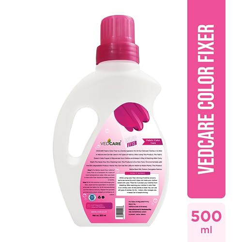 Vedcare Fabric Color Fixer Liquid for clothes, Works For Silk, Cotton, Georgette and all Fabric 16.9 Fl Oz - Image 2
