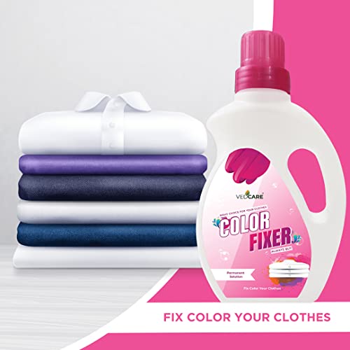 Vedcare Fabric Color Fixer Liquid for clothes, Works For Silk, Cotton, Georgette and all Fabric 16.9 Fl Oz - Image 5