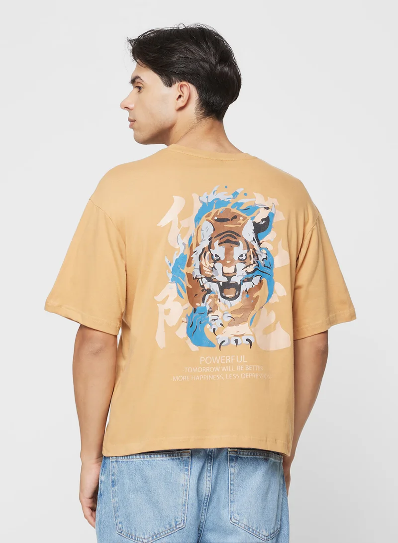 Seventy Five Graphic Oversized T-Shirt