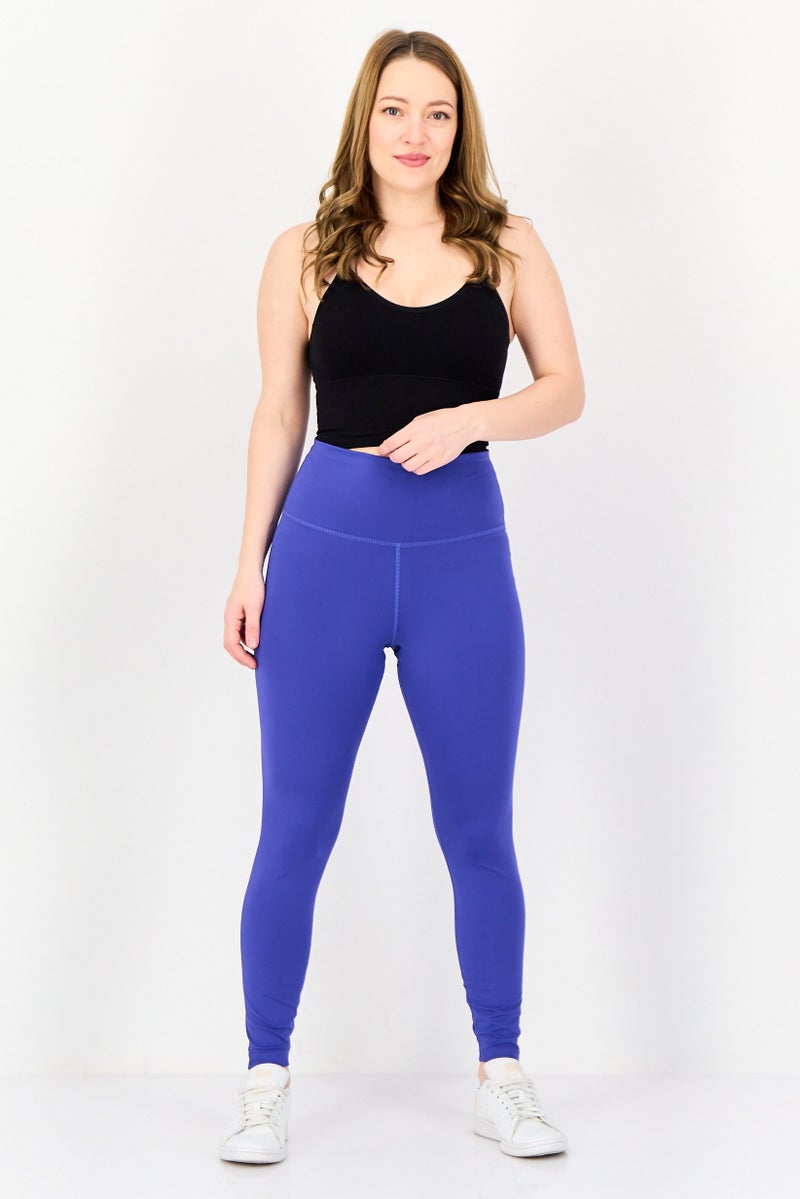 Nike Women Sportswear Fit Yoga Leggings, Blue - Image 4
