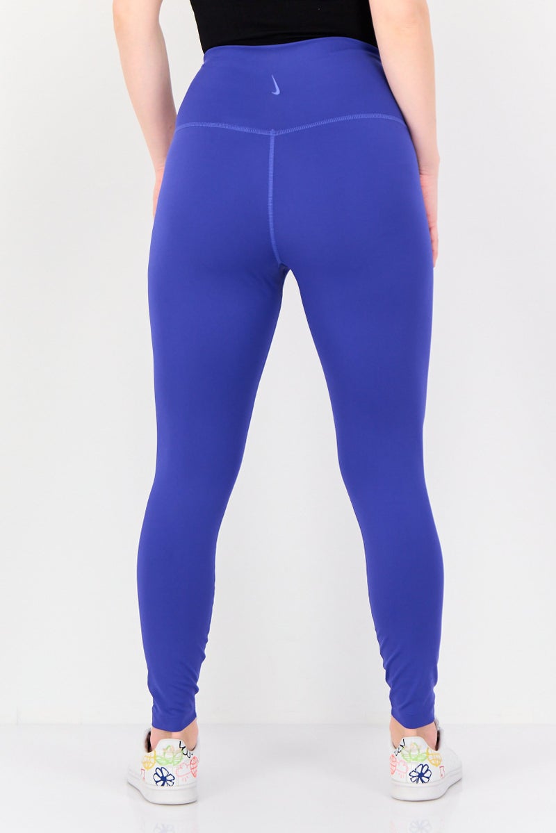 Nike Women Sportswear Fit Yoga Leggings, Blue - Image 3