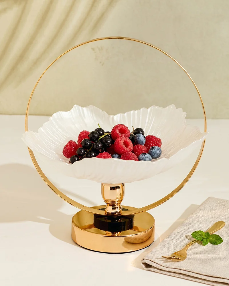 REDTAG White Serving Bowl with Handle