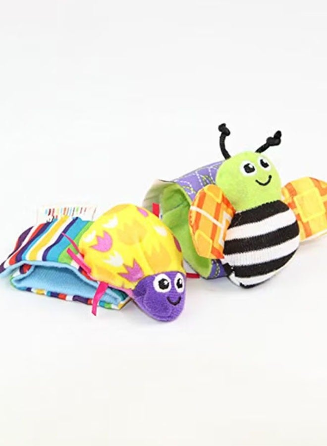 🍼 طقم ألعاب للرضع (شرابات + أساور) عالي الجودة | ٨ قطع 👶 لتنمية الحواس | ناعم وآمن | هدية مثالية للمواليد - Image 5