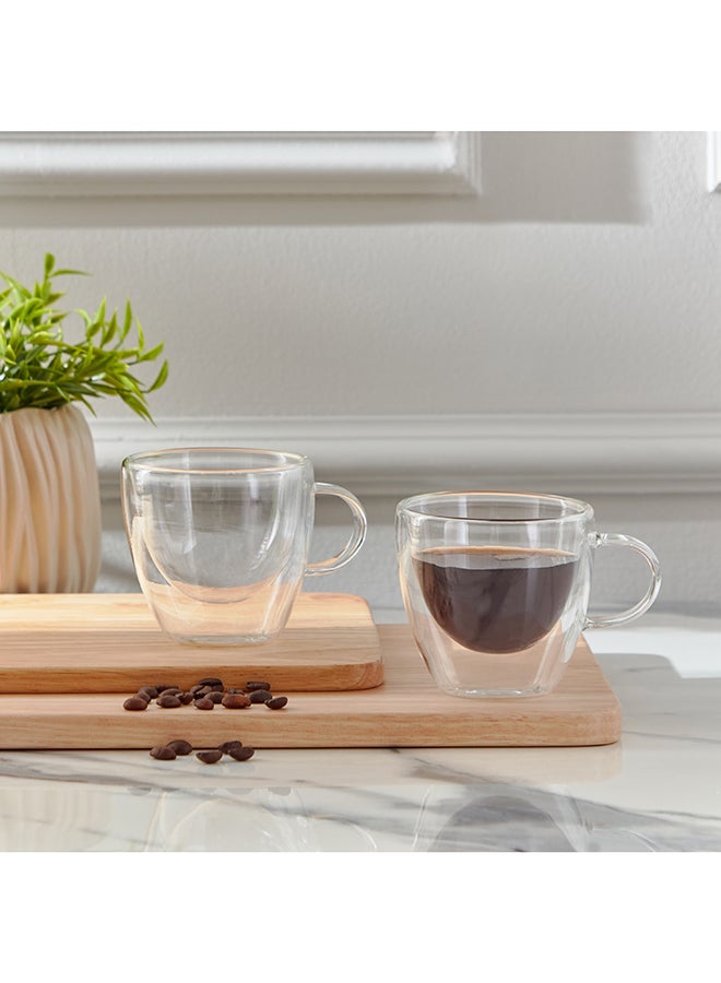 Sip Savor 2-Piece Double Wall Mug Set 150 ml