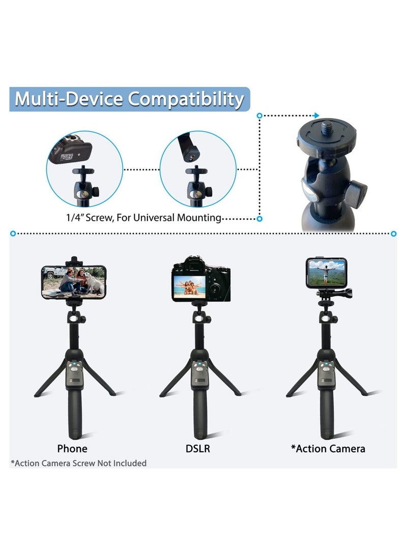 ELTRAZONE Selfie Stick & Tripod, Extendable, Wireless Bluetooth Remote, Lightweight Aluminum, Travel Ready, Compatible with iPhone 14 13 12 Pro Xs Max Xr - Image 5