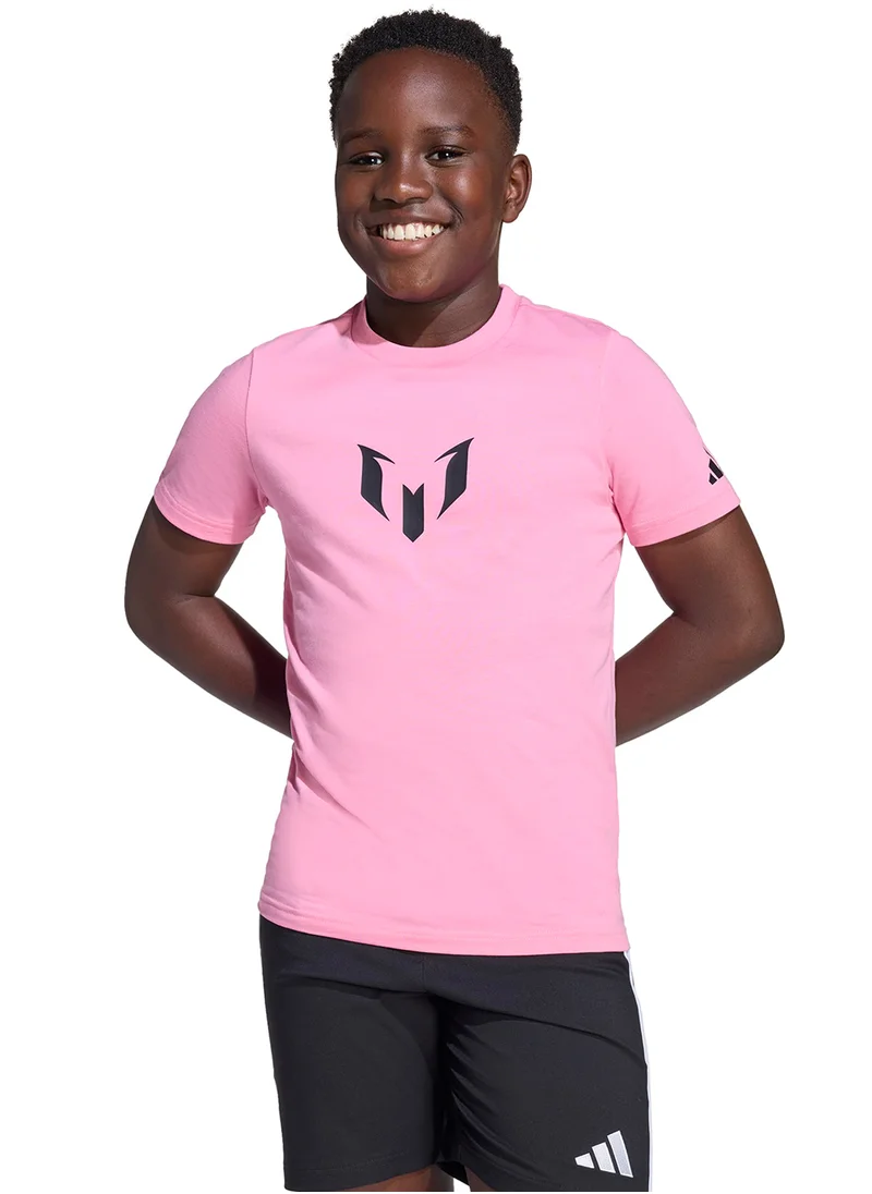 Adidas Kids Messi Name And Number Graphic T-Shirt