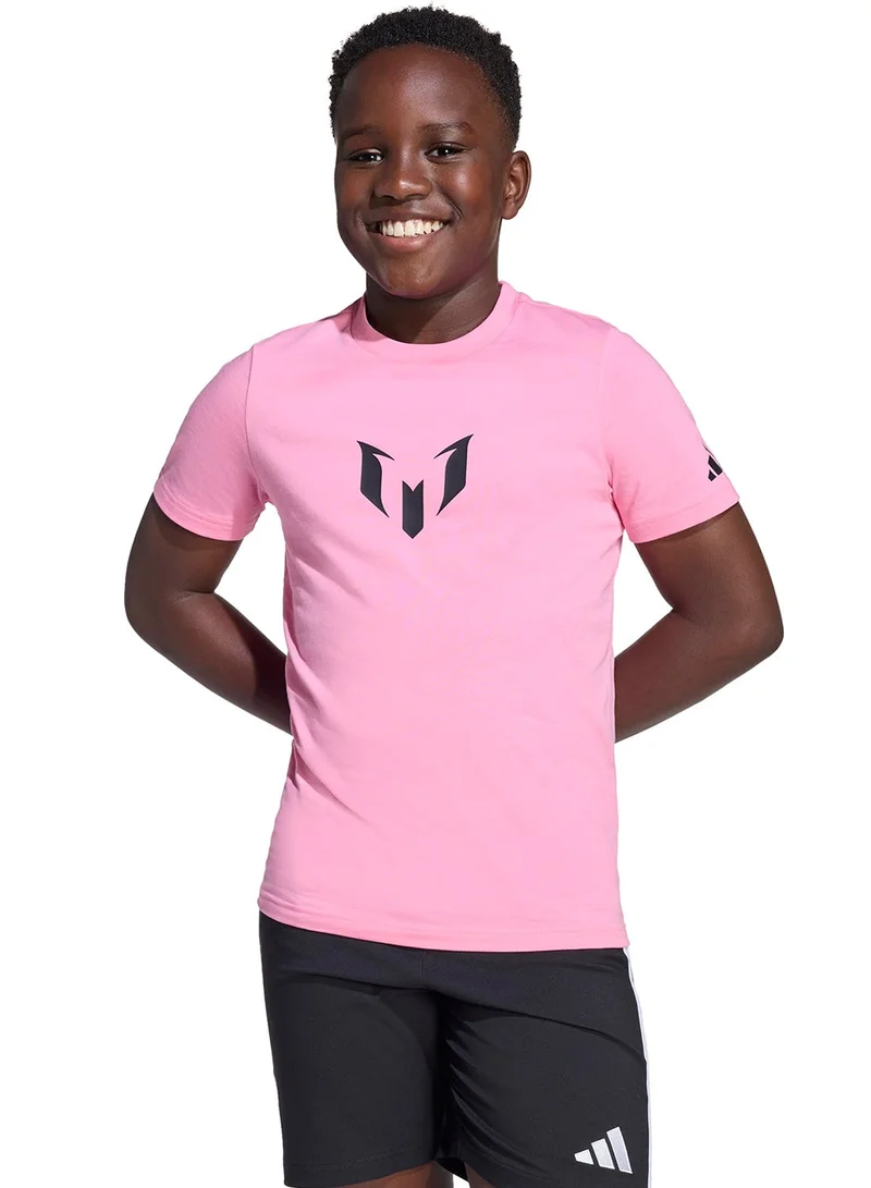 Adidas Kids Messi Name And Number Graphic T-Shirt