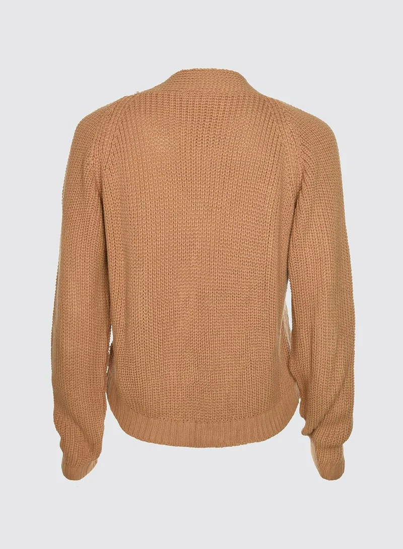 trendyol Cable Knit Cardigan