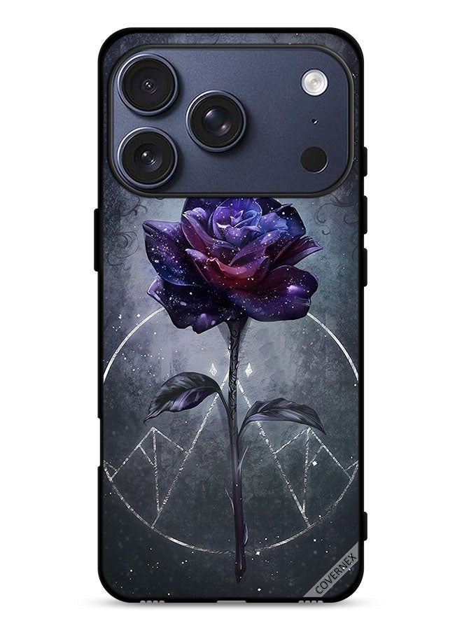 Covernex Apple iPhone 17 Pro Protective Case Cover Dark Flower Wallpaper - Image 1