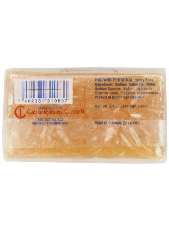 hispano Personal Con Miel 4.4 Oz [Honey Soap] Pack Of 12 Bars - Image 3