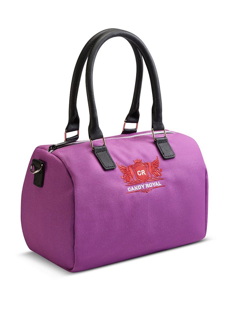 CANDY ROYAL - Unisex Travel Duffel Bag Large Capacity Lightweight Wear-resistant Multipurpose Luggage Handbag for Fitness Sports Training Trip Purple - Image 1