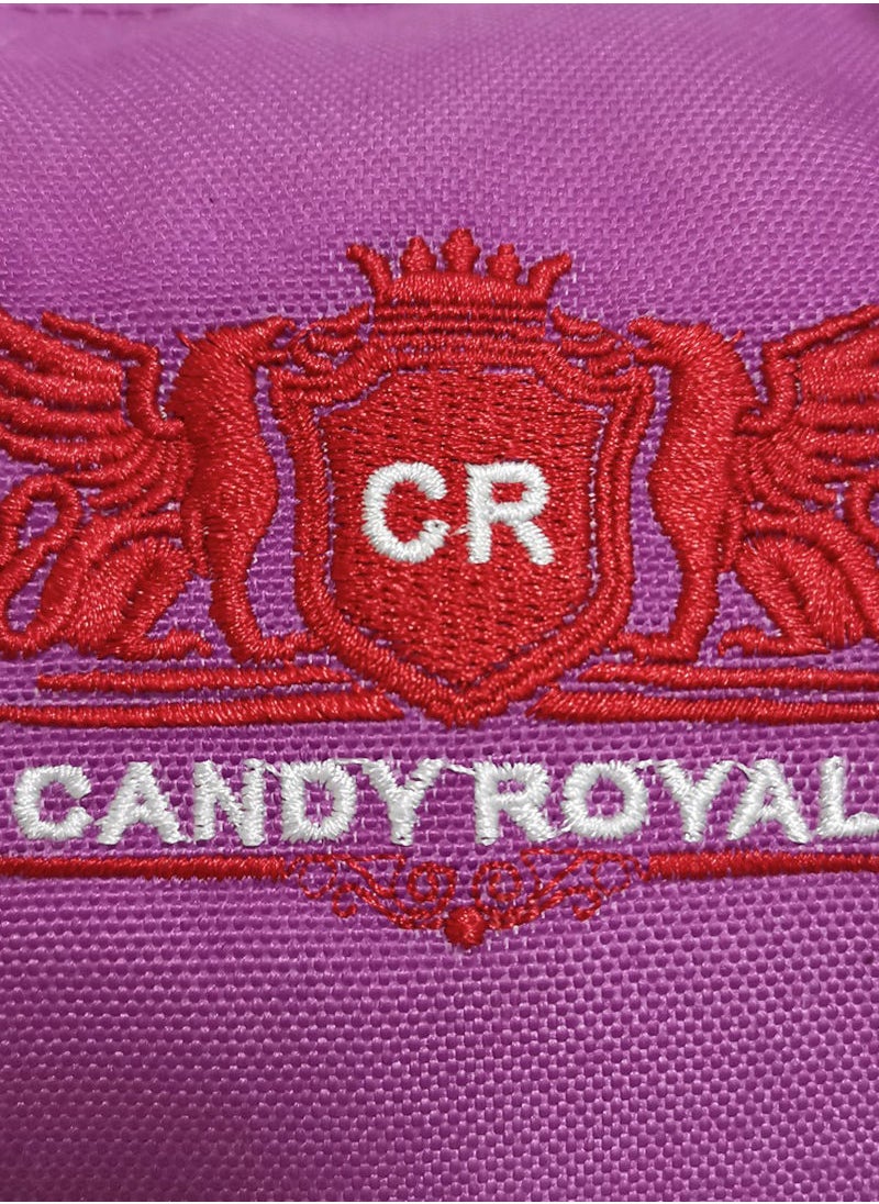 CANDY ROYAL - Unisex Travel Duffel Bag Large Capacity Lightweight Wear-resistant Multipurpose Luggage Handbag for Fitness Sports Training Trip Purple - Image 1