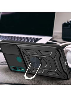 Generic huawei y9 prime Shield Full Protection Case With Metal Ring &Slide Camera Cover For huawei y9 prime  - Image 3