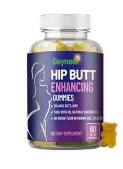 Daynee Hip  Enhancement Gummies Women Booty Gummies for Bigger  Support Gummies for Women Multivitamins 60 Count  - Image 1