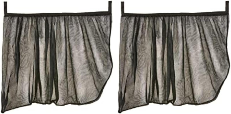 SHOWAY Car Sun Shade Side Window Windshield Cover UV Protect perspective mesh Velcro Universal car accessories Windows Curtain (One pair) (One pair for Back side) - Image 1