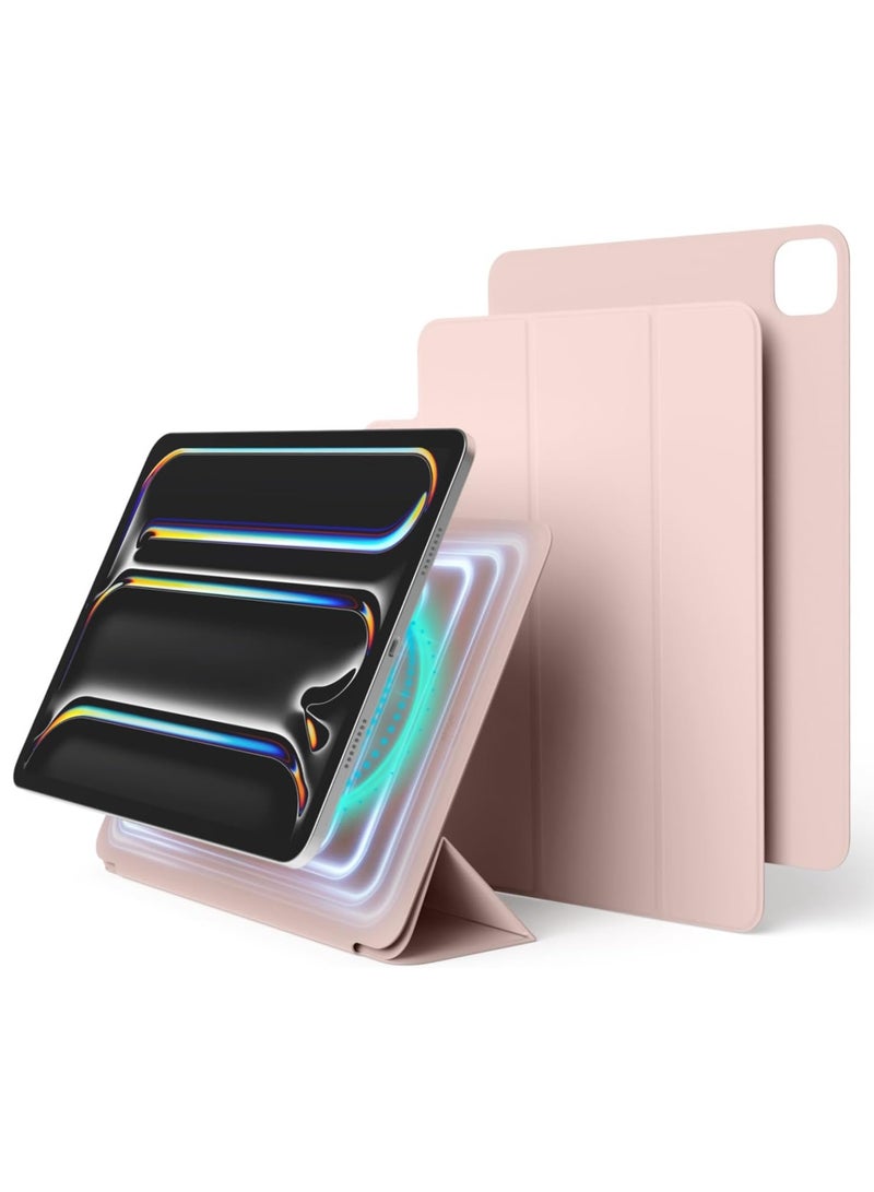 Elago Magnetic Folio for iPad Pro 11 inch case M5/M4 (2025-2024) cover with Auto Sleep and Wake Function - Sand Pink - Image 1