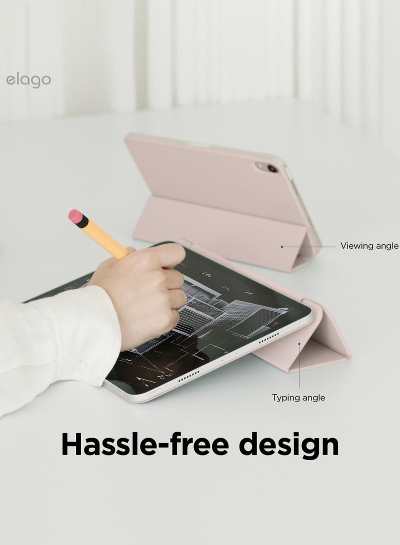 Elago Magnetic Folio for iPad Pro 11 inch case M5/M4 (2025-2024) cover with Auto Sleep and Wake Function - Sand Pink - Image 5