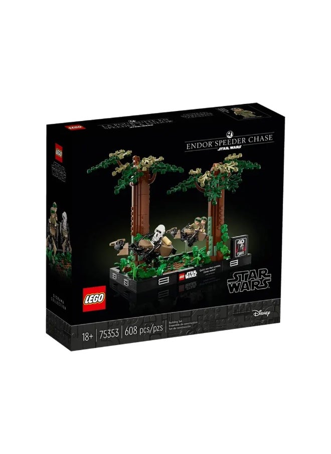 LEGO LEGO - Star Wars Endor Speeder Chase Diorama 608 Pieces - 75353  - Image 1