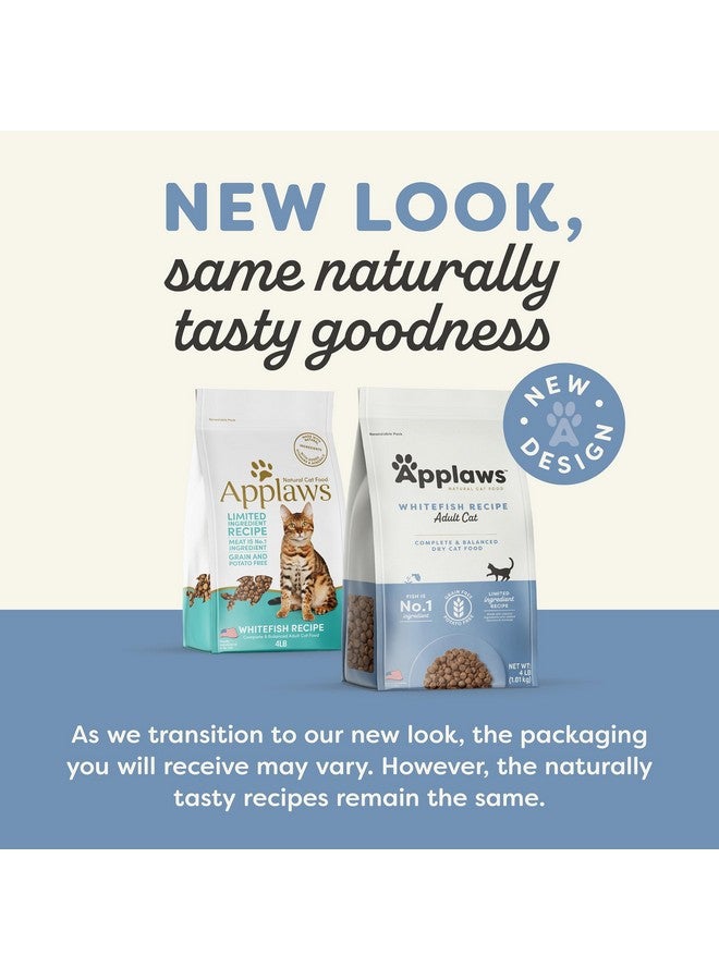 Applaws Complete Dry Cat Food, Grain-Free, Limited Ingredient Food with Added Vitamins & Minerals, Protein, Natural Cat Food, Supports Digestion, Whitefish (4 Pound Dry Cat Food) - Image 2