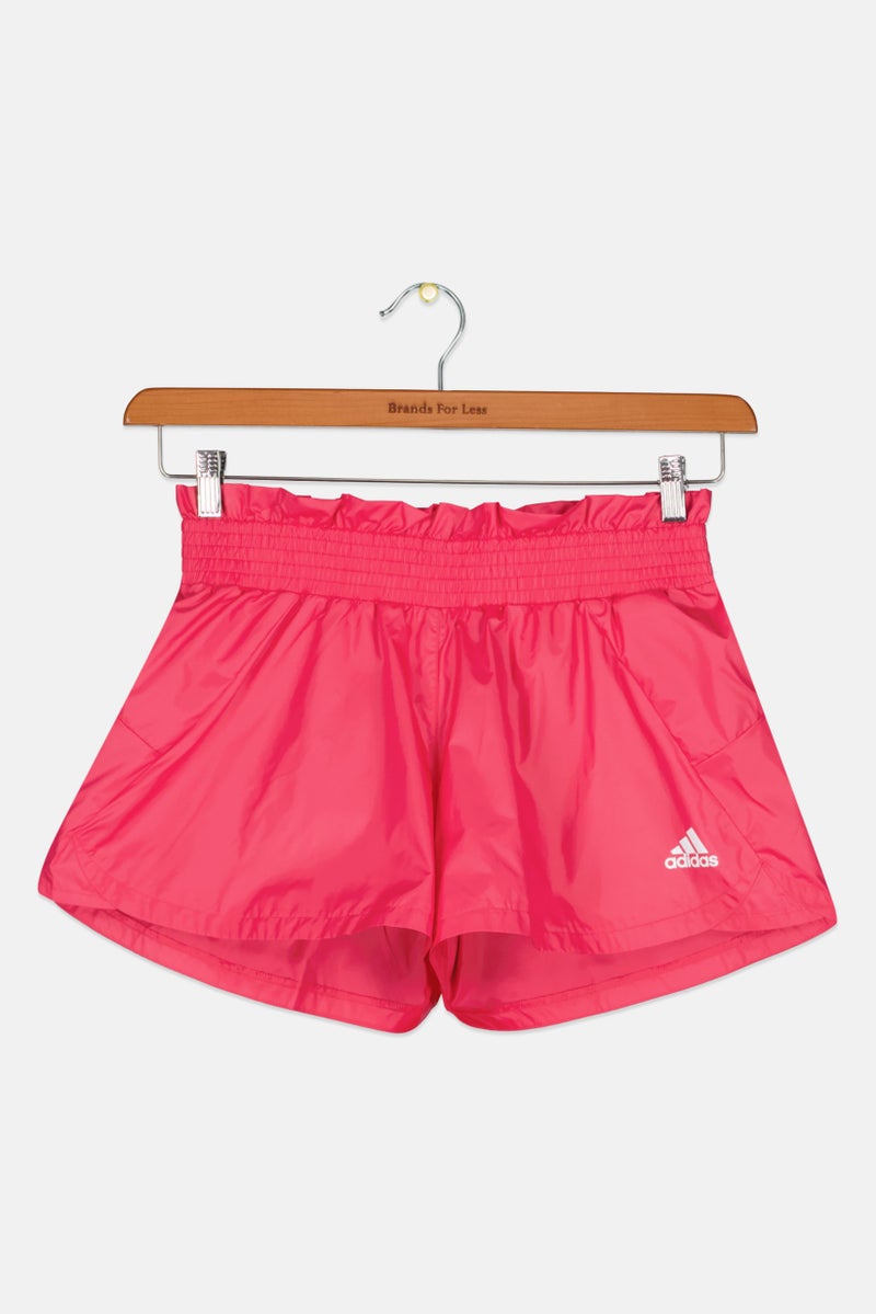 Adidas Kids Girl Dance Move Comfort Loose Shiny Short, Pink  - Image 1