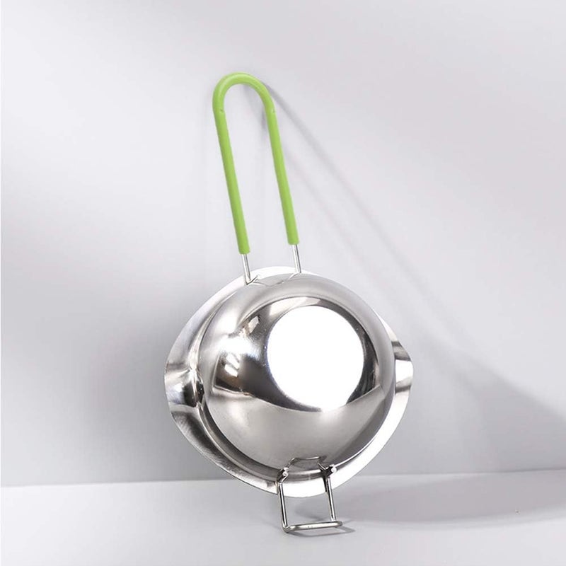 Sysmie Stainless Steel Double Boiler with Silicone Spatula, Chocloate Metls Pot with Heat Resistant Handle for Melting Chocolate, Candy, Candle, Soap and Wax… - Image 2