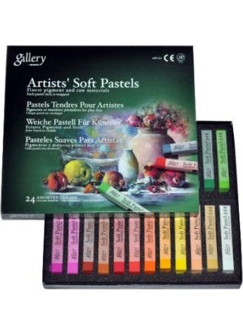 Gallery Artists' Soft Crayon (Powder Crayon) 24 Colors Full Size - pzsku/Z579566235439DD983873Z/45/_/1725724760/b8102388-4471-4505-a229-148904ebeb3e