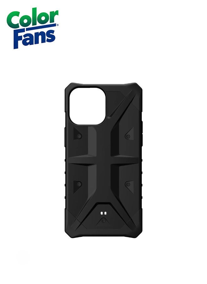 Color Fans Pathfinder Series iPhone 13 Pro Max 5G Case Rugged Strong Protective - Black  - Image 2