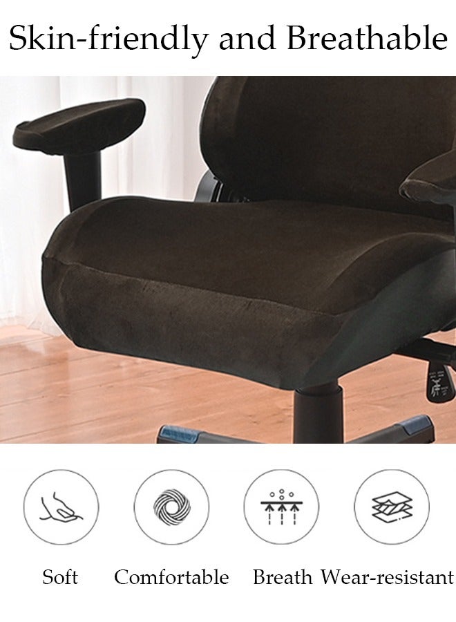 DUNISO Gaming Chair Covers Stretch Washable Computer Chair Slipcovers Ergonomic Gaming Chair Stretch Protector Slipcover with Armrests Cover for Armchair, Swivel Chair, Gaming Chair,Computer boss Chair - Image 4