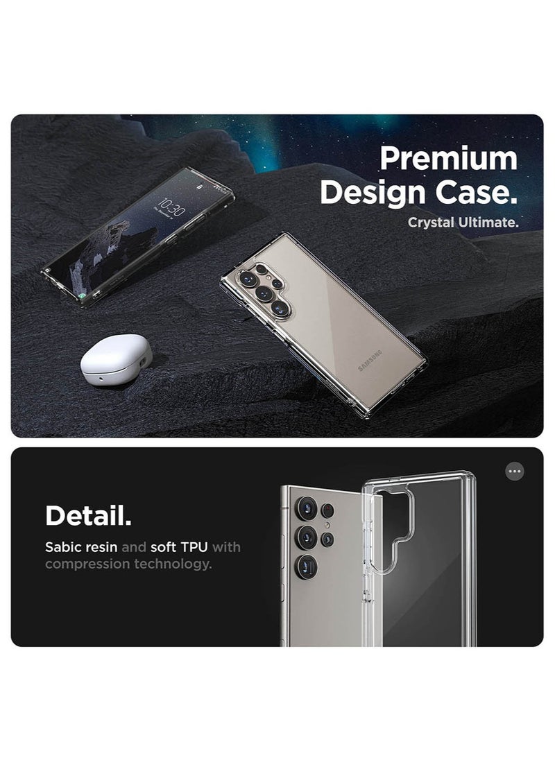 VRS Design Crystal Ultimate for Samsung Galaxy S24 ULTRA Case Cover - Clear  - Image 4