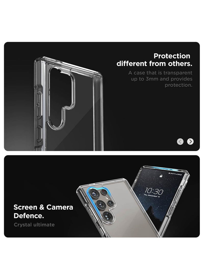 VRS Design Crystal Ultimate for Samsung Galaxy S24 ULTRA Case Cover - Clear  - Image 3