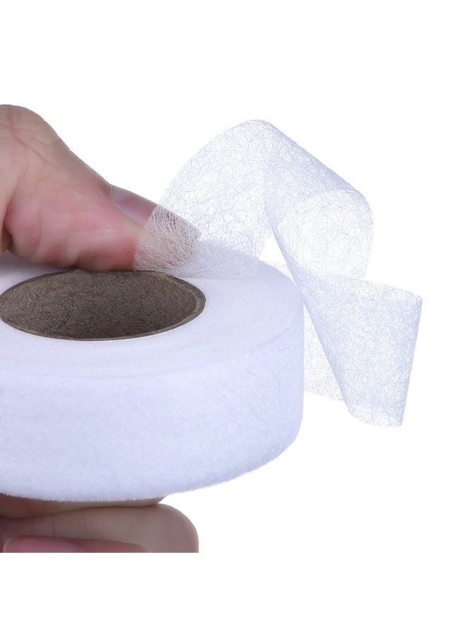 Iron On Hem Tape Fabric Fusing Hemming Tape Wonder Web Adhesive Hem Tape For Pants Each 27 Yards 2 Pack (White 3 4 Inch)