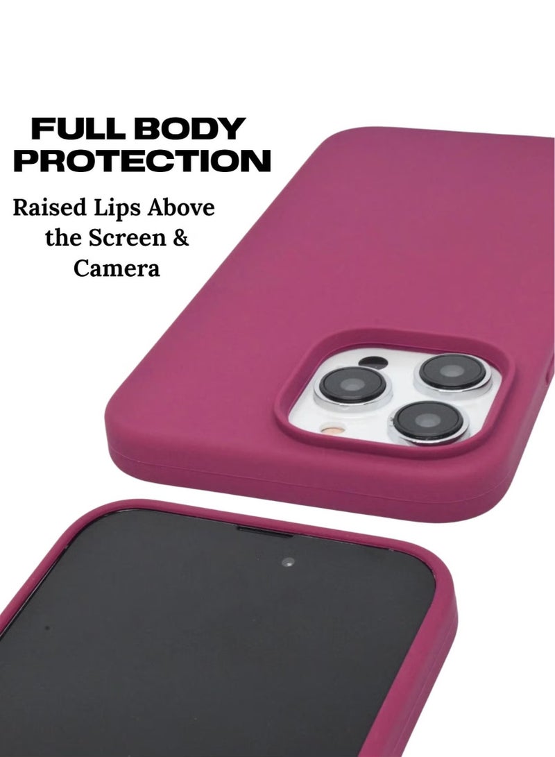 BORTONY iPhone 13 Pro Max Case Liquid Silicone Anti Scratch Anti Fingerprint Soft Silky Touch Shockproof Protective Cover for Apple iPhone 13 Pro Max - Image 3