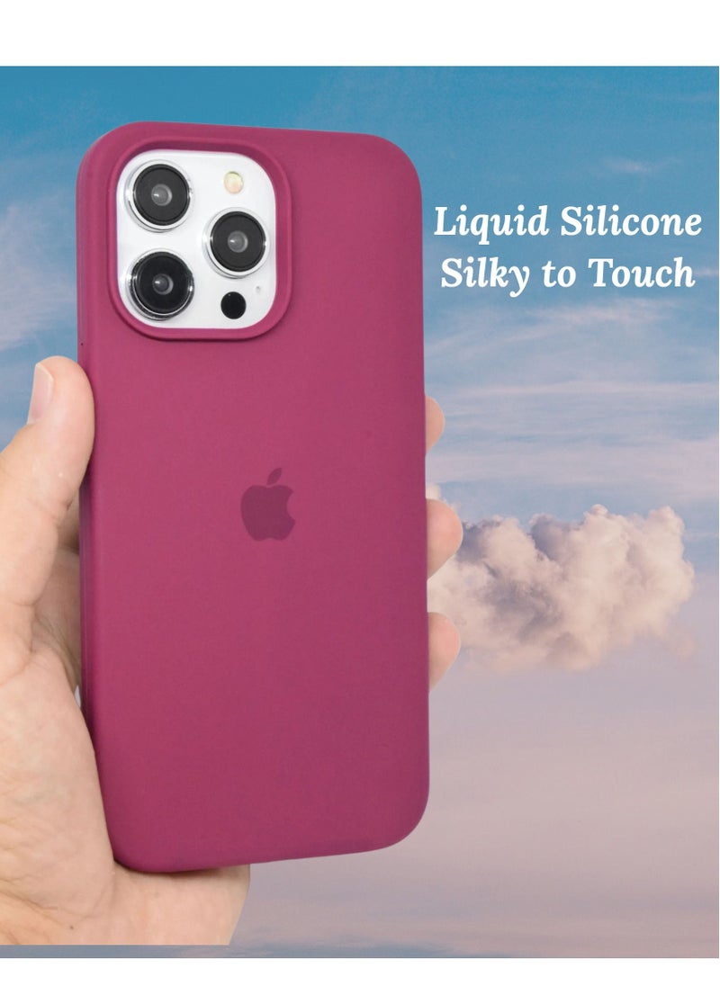 BORTONY - iPhone 13 Pro Max Case Liquid Silicone Anti Scratch Anti Fingerprint Soft Silky Touch Shockproof Protective Cover for Apple iPhone 13 Pro Max - Image 1