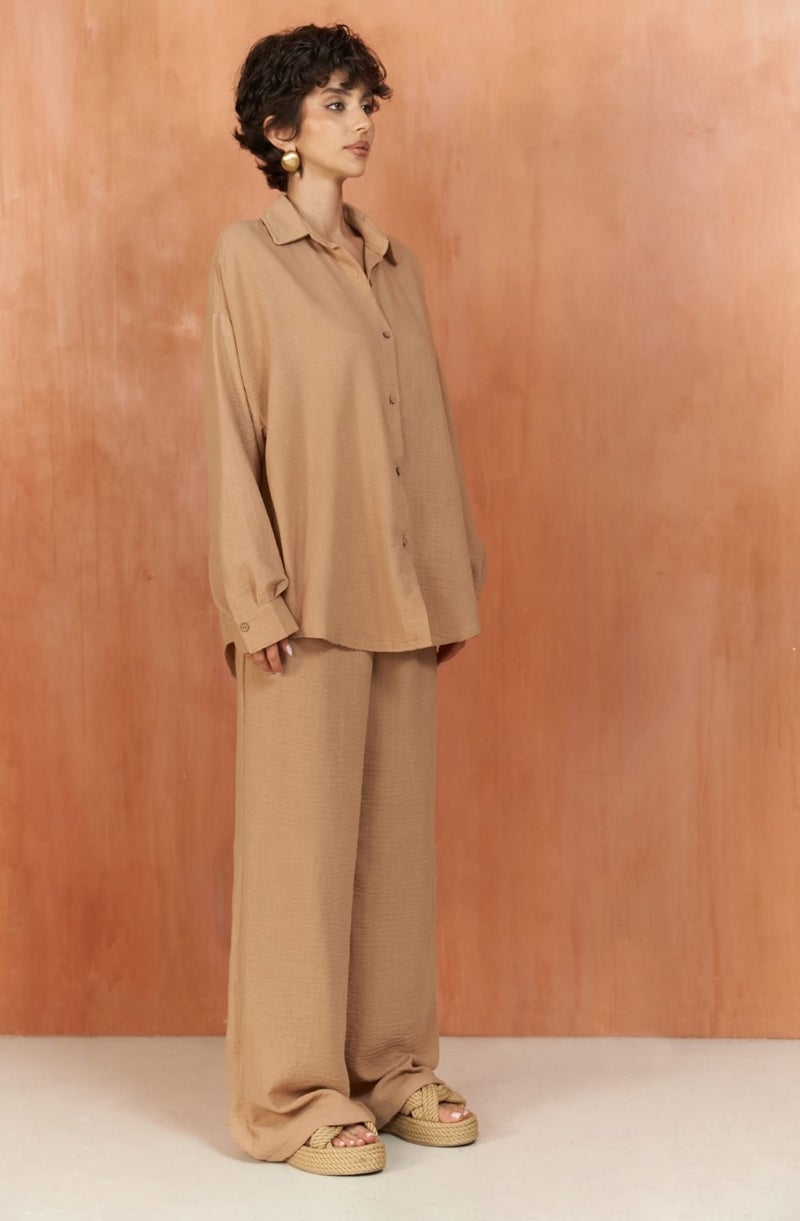 Bohemai Pedasa Mink Shirt Trousers Set - Image 3