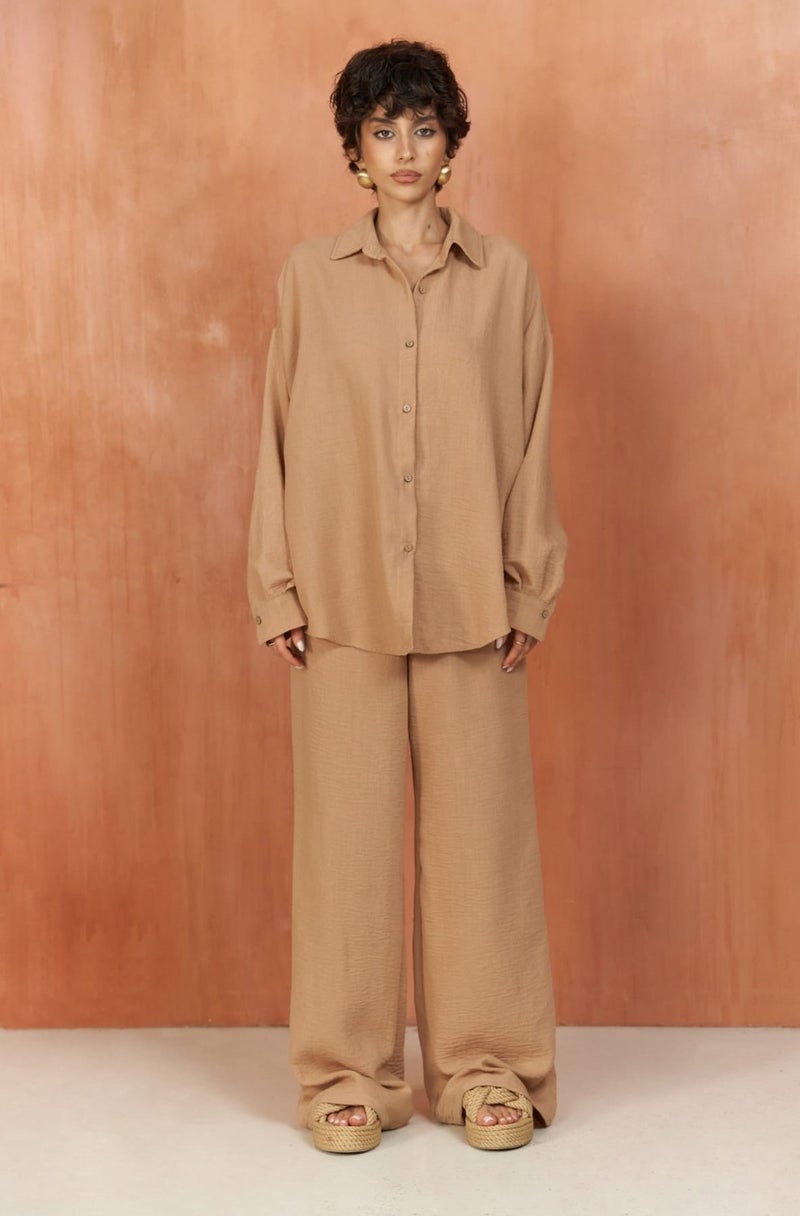 Bohemai Pedasa Mink Shirt Trousers Set - Image 2