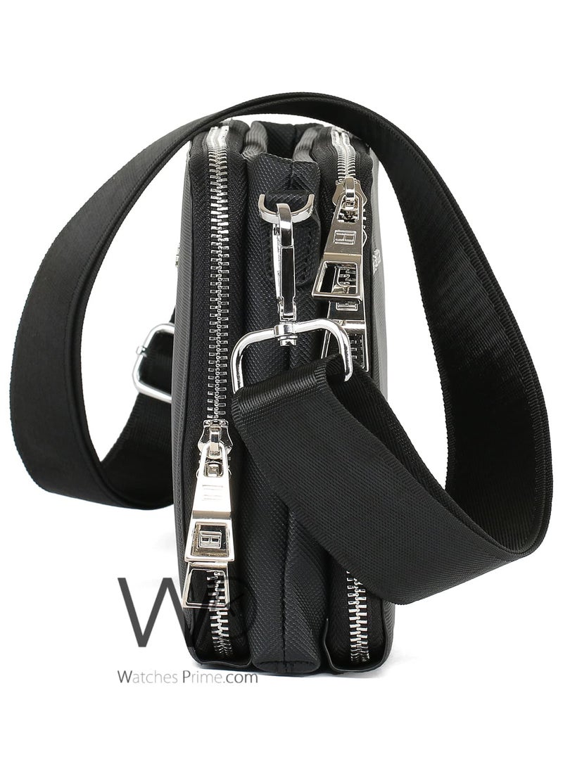 Tommy Hilfiger Plus Tommy Hilfiger Crossbody Shoulder Black Mens Hand Bag  - Image 5