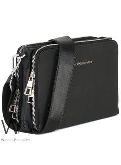 Tommy Hilfiger Plus Tommy Hilfiger Crossbody Shoulder Black Mens Hand Bag  - Image 4