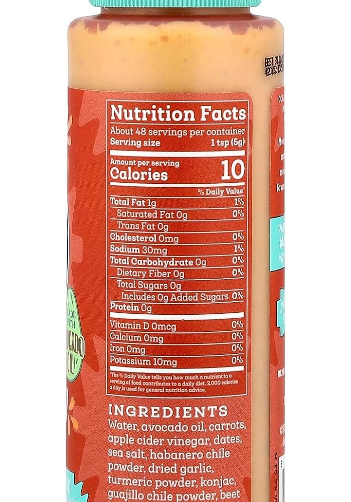 Siete Sauce Botana Creamy Habanero - Medium Hot, 8.5 Ounce Bottle - Image 2
