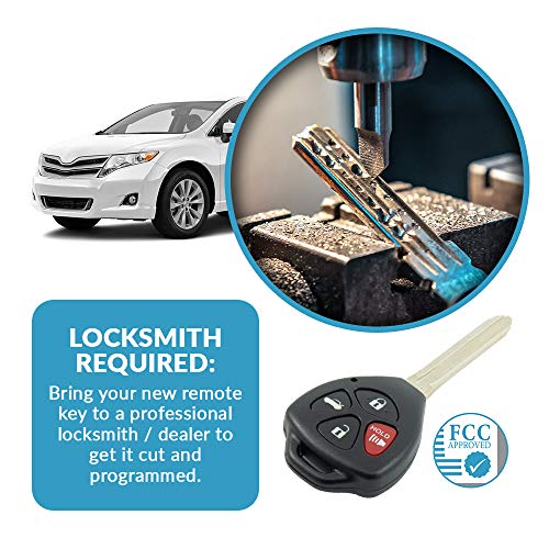 Keyless2Go Replacement for New Keyless Entry Remote Car Key for Select Vehicles GQ4-29T with G Chip - Image 5