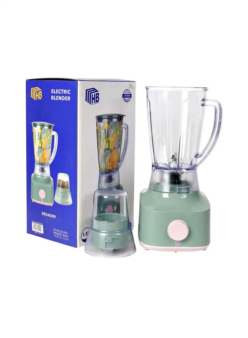 اتش بي خلاط مع مطحنه - 650 واط - 1.5 لتر - أخضر - BR240209 - Image 4