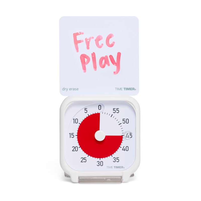 Time Timer 3 Inch Visual Timer â€“ 60-Minute Quiet Portable Countdown Timer for Kids, Teachers, Students & Adults â€“ Helps with Focus, Transitions, ADHD, Autism & Time Blindness â€“ (Red & White) - Image 1