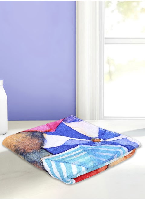 3D Printed n9 Processed Bath Towel for Travel, Beach use, 70 X 140 Cm
