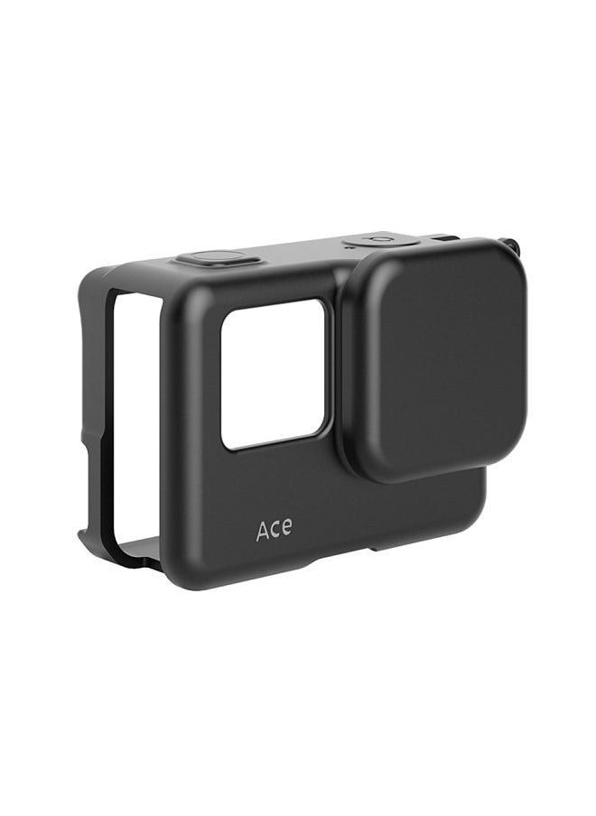 VRIG Sports Camera Silicone Case Protective Cover Cage with Lens Cap Compatible with Insta360 Ace Camera Accessory  - Image 1